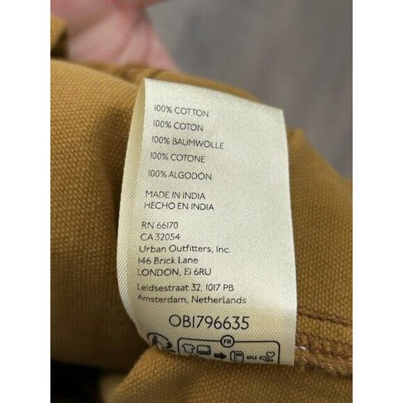 We The Free Viva Surplus Jacket Button Front Long Sleeve Canvas Brown Small NWT - Picture 10 of 11